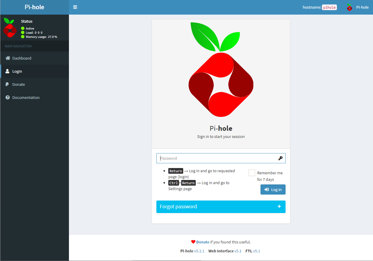 Pi Hole - Config Options - 2